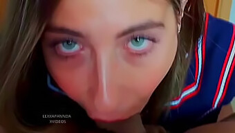 A Stunning Teen Gives A Mind-Blowing Oral Sex And Receives My Ejaculation In Her Eyes