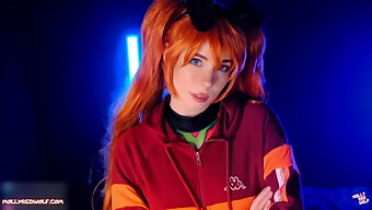 Asuka Langley Riceve Un Pompino E Una Sborrata Interna In Evangelion -