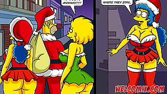 Kocanın Karısını Dilencilere Noel Hediyesi Olarak Verdiği Bir Simpson Hentai Videosu