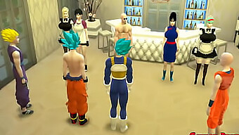 Dragon Ball Z: The Wives Of Goku, Gohan, Vegeta, And Clirin Return From Their Maid Duties