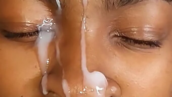 Bbc Delivers A Massive Facial To Ebony Teen