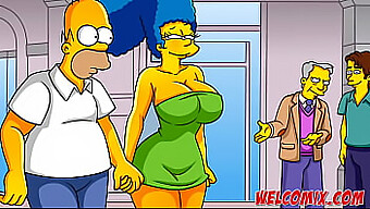 The Sexiest Mature Woman Around! Simpsons Hentai Featuring Big Boobs And Cartoon Porn