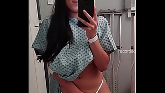 Teen In Isolation Nearly Gets Caught Pleasuring Herself In A Hospital Bed