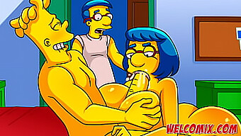 Pertemuan Seksual Bart Simpson Dengan Ibu Temannya Dalam Gaya Kartun