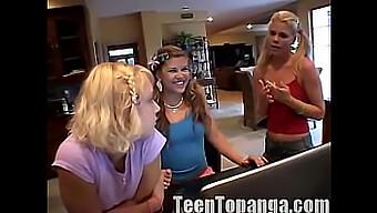 Wet And Wild Lesbian Orgy Featuring Teen Girls Topanga, Summer, And Lexy