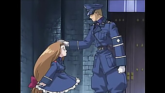 Anime Junakinja S Čistim Srcem Se Ukvarja S Strastnim Seksom Z Uniformiranim Policistom V Epizodi Otvoritve