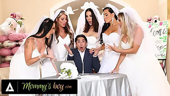 Angry Bride-To-Be Engages In Reverse Gangbang With Wedding Planner In Steamy Scene